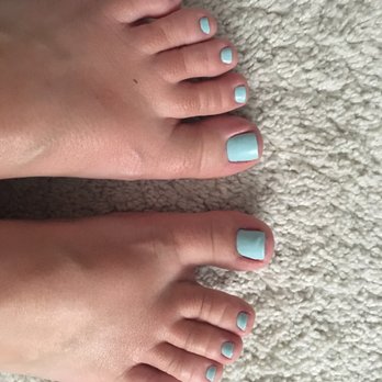 All Bright Nails & Spa - Tech messed up right toe and didn't remove polish to fix it, just painted over. - Day Spas Near Me - Allston, Massachusetts All Bright Nails & Spa - Tech messed up right toe and didn't remove polish to fix it, just painted over. - Day Spas Near Me - Allston, Massachusetts