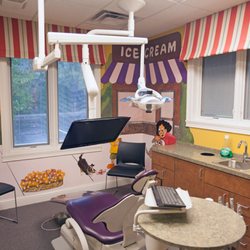 Sea of Smiles Pediatric Dentistry - Ice cream shop themed patient room.
