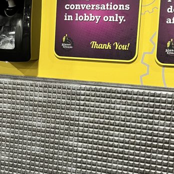 Planet Fitness - Please read the signs!!!!! Get off your phone - Gyms Near Me - Lake Forest, California