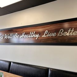 Salad World - Seating area