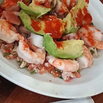 Mar Y Mar - shirmp tostada - tosta de camaron - Mexican Near Me - San Bruno, California
