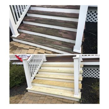 Hometown Handyman - Replaced exterior stair treads - Drywall Installation & Repair Near Me - Halifax, Massachusetts Hometown Handyman - Replaced exterior stair treads - Drywall Installation & Repair Near Me - Halifax, Massachusetts