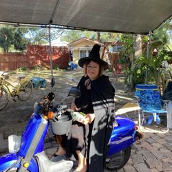 George's Scooters - My scooter during Halloween
