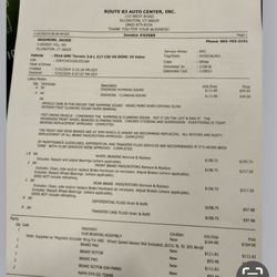 Tri-Towne Lube & Repair - A copy of my receipt from route 83 auto in Ellington Connecticut where I had the work done. I called for a receipt not a debate