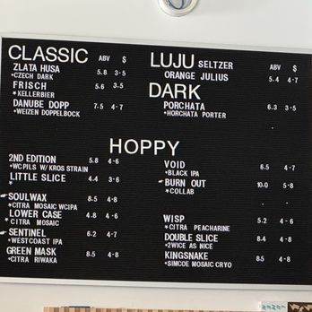 Lumen Beer - Menu - Brewpubs Near Me - Omaha, Nebraska