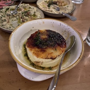 Saj - Baked Feta- perfect balance of sweet and savory - Mediterranean Near Me - New Orleans, Louisiana Saj - Baked Feta- perfect balance of sweet and savory - Mediterranean Near Me - New Orleans, Louisiana