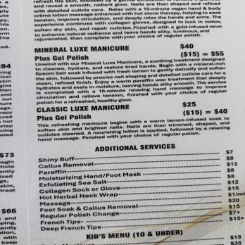 Golden File Nail Spa - Pedi menu 2 - Nail Salons Near Me - Lake Forest, California Golden File Nail Spa - Pedi menu 2 - Nail Salons Near Me - Lake Forest, California