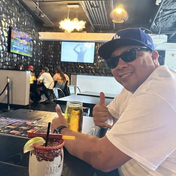 Juicyladas Cantina - My old man enjoying his Pacifico on draft - Mexican Near Me - Fullerton, California Juicyladas Cantina - My old man enjoying his Pacifico on draft - Mexican Near Me - Fullerton, California