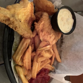Hull's Seafood - (Actual fish and not just breading) Fish and chips. - Seafood Near Me - Ormond Beach, Florida