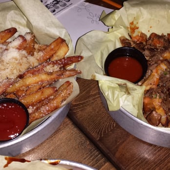 The Blind Donkey - Garlic parmesan fries and carne asada fries - Whiskey Bars Near Me - Pasadena, California The Blind Donkey - Garlic parmesan fries and carne asada fries - Whiskey Bars Near Me - Pasadena, California