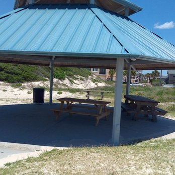 Burney Park - Tables in the shade, perfect for picnics and lemonade. - Parks Near Me - Fernandina Beach, Florida