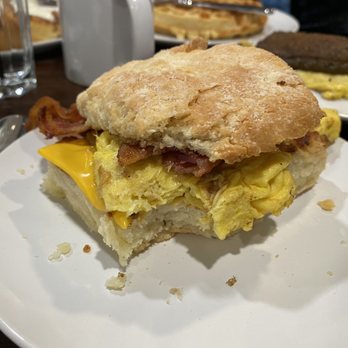 Bulrushes - Bacon, egg and cheese on homemade biscuit - Cafes Near Me - Prince Frederick, Maryland Bulrushes - Bacon, egg and cheese on homemade biscuit - Cafes Near Me - Prince Frederick, Maryland