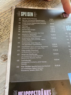 Menu photo 3 Strandbar 54° Nord Sankt Peter-Ording, SH Menu photo 3 Strandbar 54° Nord Sankt Peter-Ording, SH