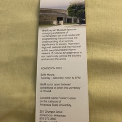 Bradbury Art Museum - Information about the art museum