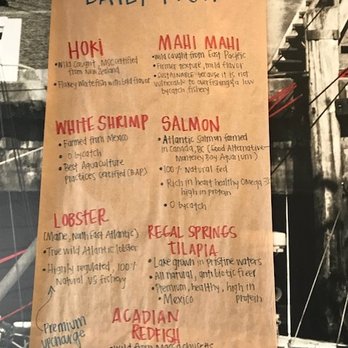 Slapfish - Check the handwritten menu for the fresh fish of the day! - Seafood Near Me - Park City, Utah Slapfish - Check the handwritten menu for the fresh fish of the day! - Seafood Near Me - Park City, Utah