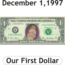 Our First Dollar