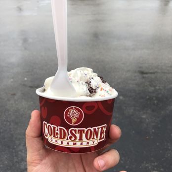 Cold Stone Creamery - Love it size (medium) Sweet Cream ice cream with brownie and rainbow sprinkles - Ice Cream & Frozen Yogurt Near Me - Cutler Bay, Florida Cold Stone Creamery - Love it size (medium) Sweet Cream ice cream with brownie and rainbow sprinkles - Ice Cream & Frozen Yogurt Near Me - Cutler Bay, Florida