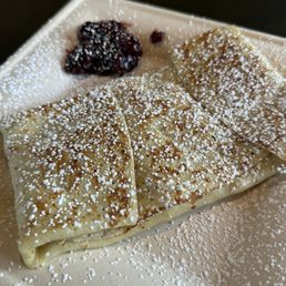 Turkey, Brie, raspberry crepe Turkey, Brie, raspberry crepe