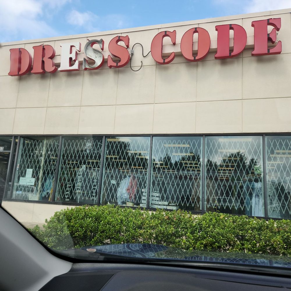 Dress Code - The clothes look better than the sign. Lol - Women's Clothing Near Me - Atlanta, Georgia