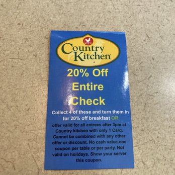 Country Kitchen - Discount coupon for your next visit - American Near Me - Moreno Valley, California Country Kitchen - Discount coupon for your next visit - American Near Me - Moreno Valley, California