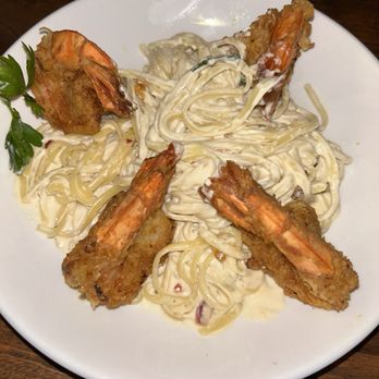 Redstone American Grill - Shrimp scampi with a creamy garlic sauce! Yummy! Great for garlic lovers!! - Seafood Near Me - Dresher, Pennsylvania Redstone American Grill - Shrimp scampi with a creamy garlic sauce! Yummy! Great for garlic lovers!! - Seafood Near Me - Dresher, Pennsylvania