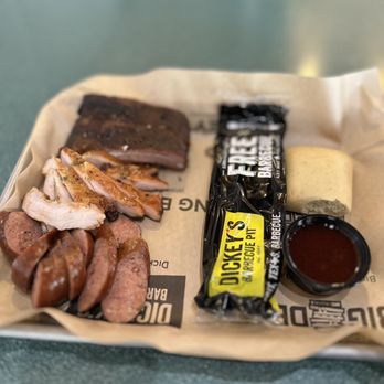 Dickey's Barbecue Pit - Smoked sausage, smoked chicken, smoked ribs! Mmmmm - Barbeque Near Me - Grand Prairie, Texas Dickey's Barbecue Pit - Smoked sausage, smoked chicken, smoked ribs! Mmmmm - Barbeque Near Me - Grand Prairie, Texas