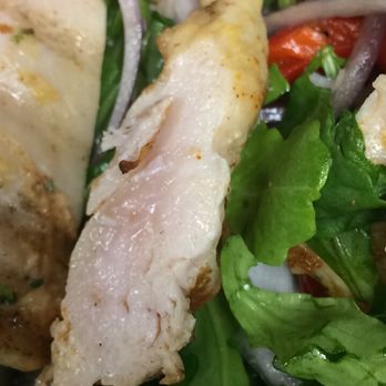 Barney's Beanery - Raw chicken in my salad - Breakfast & Brunch Near Me - Westwood, California