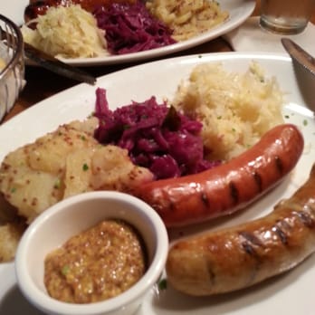 Gustav's - My plate of wurst and sides. - Pubs Near Me - Vancouver, Washington