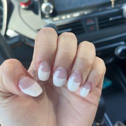 Golden Nails - Very uneven. Air bubbles. SO CHUNKY.