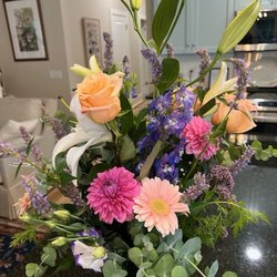 Mary's Blossom Shoppe - Wife's birthday arrangement