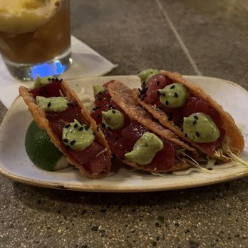 Monkeypod Kitchen by Merriman - Poke Tacos - New American Near Me - Kihei, Hawaii Monkeypod Kitchen by Merriman - Poke Tacos - New American Near Me - Kihei, Hawaii