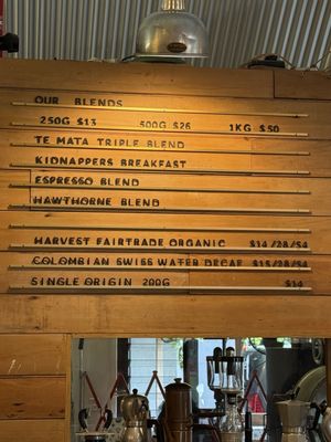 Menu photo 1 Hawthorne Coffee Havelock North, HKB