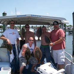 Island Queen Inland Charters - PA Group with 6 Keeper Flounder Memorial Day