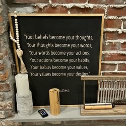 Shine Yoga & Wellness Studio - Gandhi quote