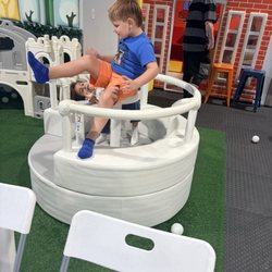 Stay N Play - Fire station and merry go round!