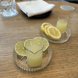 Lemon and lime juice to go with water Lemon and lime juice to go with water