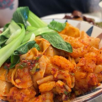 Mama's Taste - Biang biang noodles (shrimp) - Chinese Near Me - Fairfax, Virginia