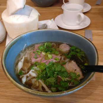 Lotus & Light - Pho. The two bowls are one order, and our server was nice enough to split it for us. - Vietnamese Near Me - Burbank, California