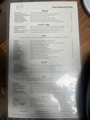 Menu photo 2 Rosemary Trattoria Coronado, CA Menu photo 2 Rosemary Trattoria Coronado, CA