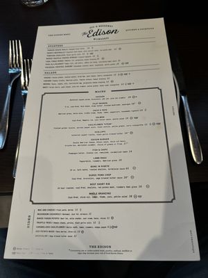 Menu photo 4 The Edison Kitchen & Cocktails Milwaukee, WI