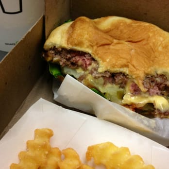 Shake Shack Chestnut Hill - This was after we microwaved them for a bit. Still not cooked. - Burgers Near Me - Chestnut Hill, Massachusetts Shake Shack Chestnut Hill - This was after we microwaved them for a bit. Still not cooked. - Burgers Near Me - Chestnut Hill, Massachusetts