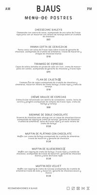 Menu photo 4 BJAUS Mexicali, BCN Menu photo 4 BJAUS Mexicali, BCN