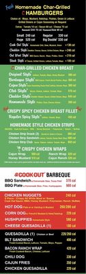 Menu photo 1 Cook Out Aberdeen, NC