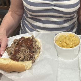 Chopped brisket and My Momma's Mac'N'Cheese Chopped brisket and My Momma's Mac'N'Cheese