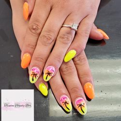 Trenton Beauty Bar - Acrylic with a fun design
