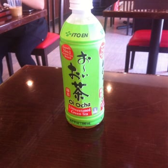 Donburi Cafè - Iced green tea. The Japanese unsweetened kind thank goodness! - Japanese Near Me - Long Beach, California
