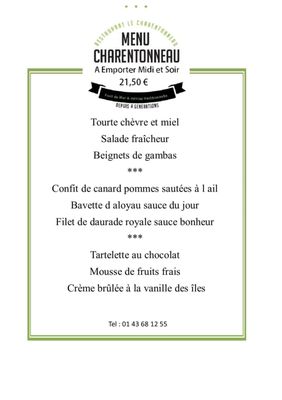 Menu photo 1 Le Charentonneau Maisons Alfort, 94