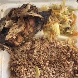 Caribbean Cuisine - Jerk Chicken / Rice and peas