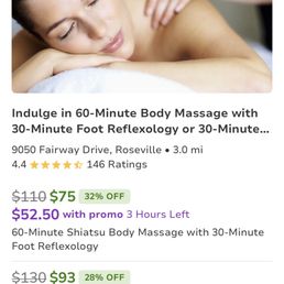Groupon price that they didn't honor. Groupon price that they didn't honor.