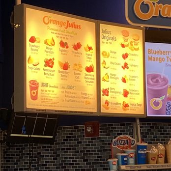 DQ/Orange Julius - menus on the wall - Ice Cream & Frozen Yogurt Near Me - Providence, Rhode Island DQ/Orange Julius - menus on the wall - Ice Cream & Frozen Yogurt Near Me - Providence, Rhode Island